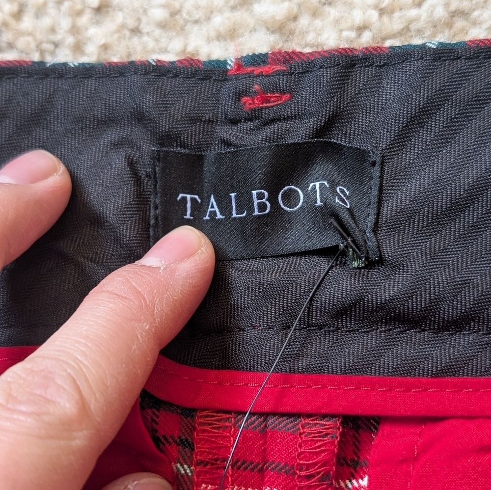 New With Tags Talbots Hampshire Ankle Pants Wool Blend Size 6 - Picture 6 of 8